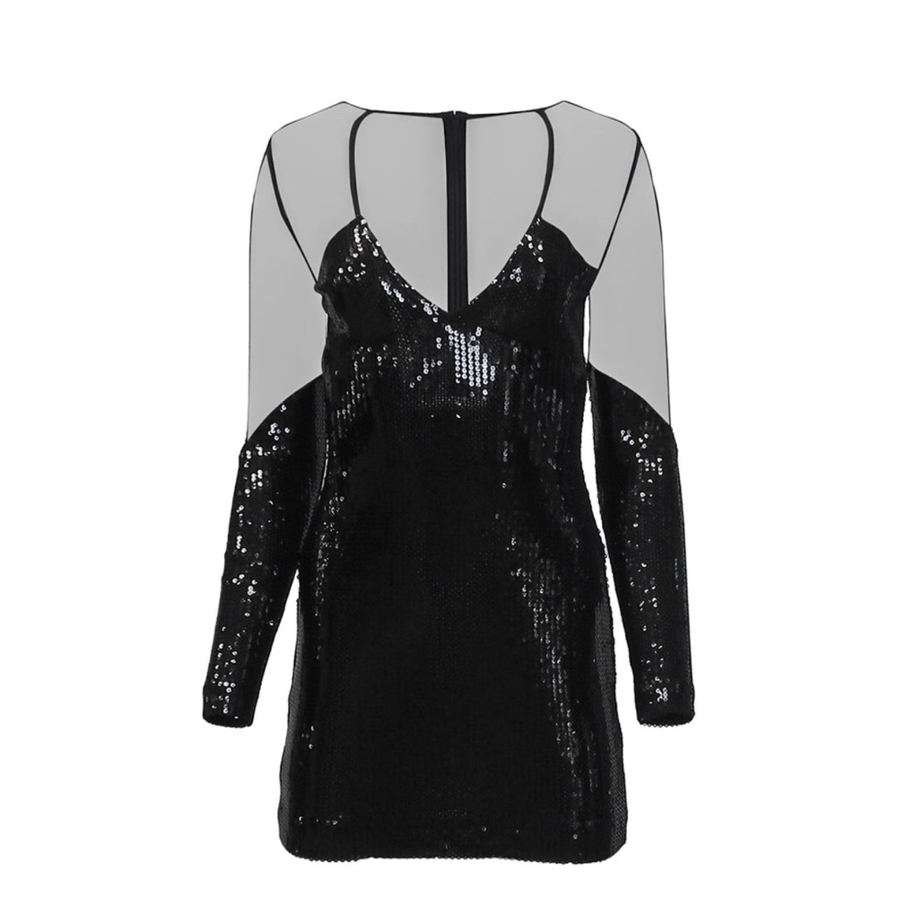 Deity New York Tulle Sequin Mini Dress